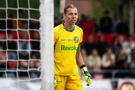 Hammarbys målvakt Melina Loeck