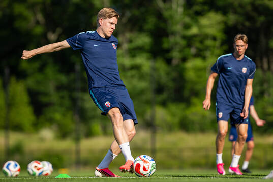 Jens Petter Hauge of the Norwegian national football team