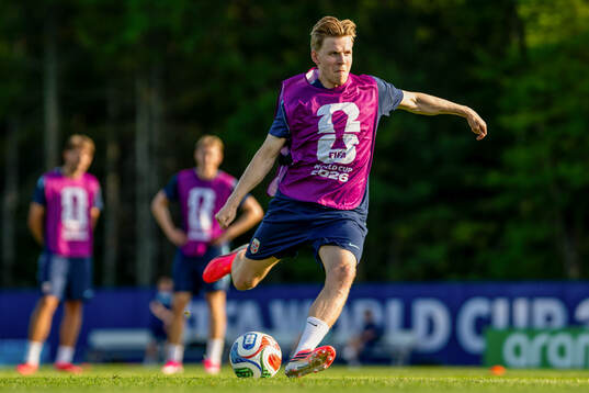 Jens Petter Hauge of the Norwegian national football team