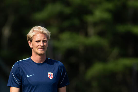 Morten Thorsby of the Norwegian national football team at a