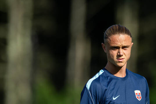 Thelo Aasgaard of the Norwegian national football team at a