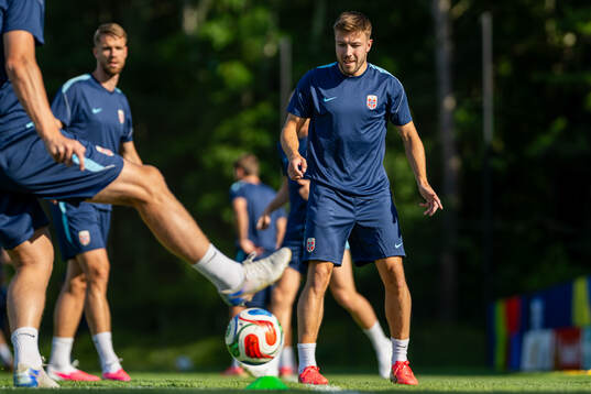 Fredrik André Bjørkan of the Norwegian national football