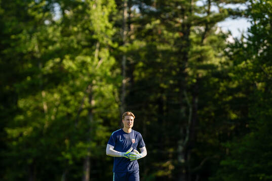 Goalkeeper Sander Tangvik of the Norwegian national