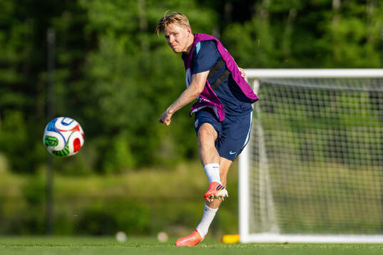 Jens Petter Hauge of the Norwegian national football team