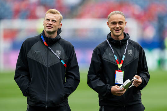 Sondre Klingen Langås and Thelonious Aasgaard of Norway