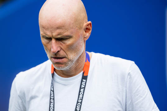 Head coach Ståle Solbakken of Norway
