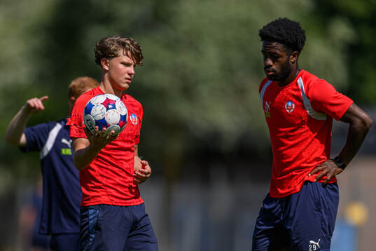 Lucas Landgren Persson och Kevin Nyarko