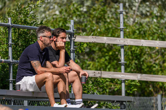 Örgrytes sportchef Pontus Farnerud och Helsingborgs