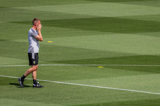 Head coach Graham Potter of the Swedish national football