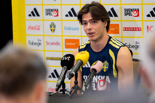 Goalkeeper Jacob Widell Zetterström of the Swedish men's