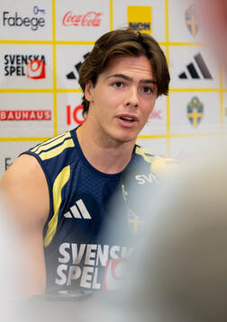Goalkeeper Jacob Widell Zetterström of the Swedish men's