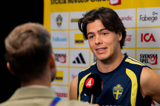 Goalkeeper Jacob Widell Zetterström of the Swedish men's