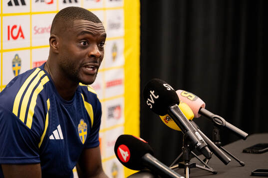 Ken Sema of the Swedish men's national football team