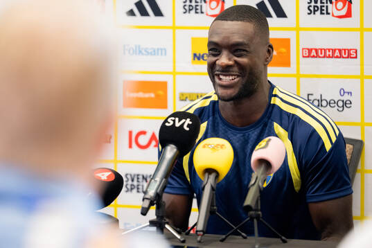 Ken Sema of the Swedish men's national football team