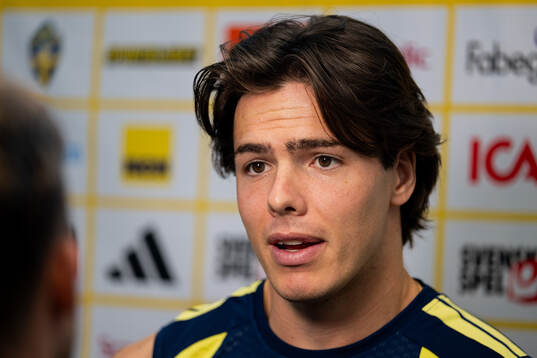 Goalkeeper Jacob Widell Zetterström of the Swedish men's