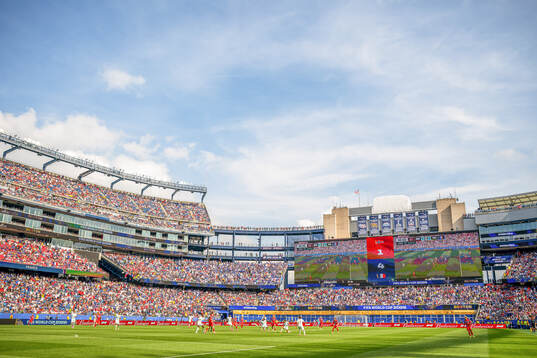 General view of Boston Stadium