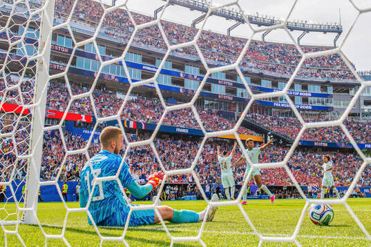 Goalkeeper Egil Selvik of Norway looks dejected as Desire