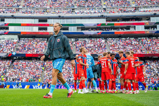 Goalkeeper Ørjan Håskjold Nyland of Norway