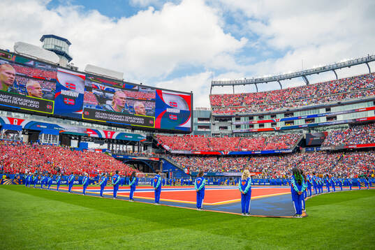 General view of Boston Stadium