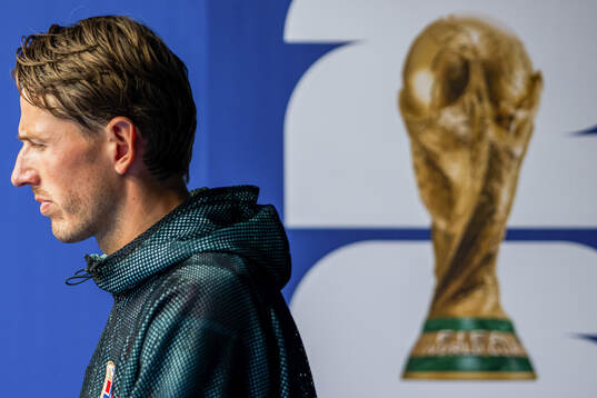 Sander Berge of Norway at half-time