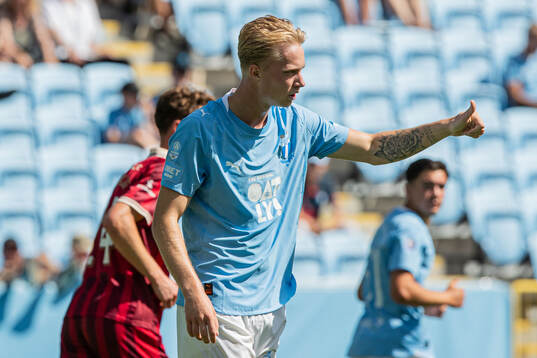 Malmö FFs Daniel Gudjohnsen