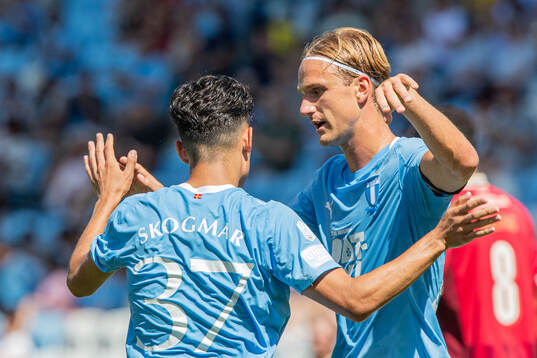 Malmö FFs Malmö FFs Adrian Skogmark jublar