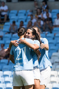 Malmö FFs Amy Joan Irene Sayer jublar