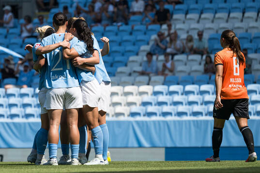 Malmö FFs Amy Joan Irene Sayer jublar
