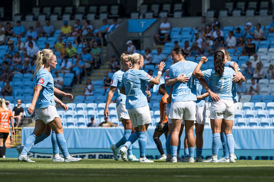 Malmö FFs Amy Joan Irene Sayer jublar