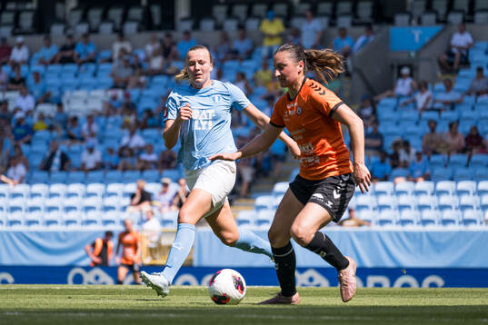 Malmö FFs Sara Kanutte Sørensen Fornes och Kristianstads