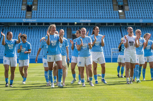Malmö FFs spelare jublar