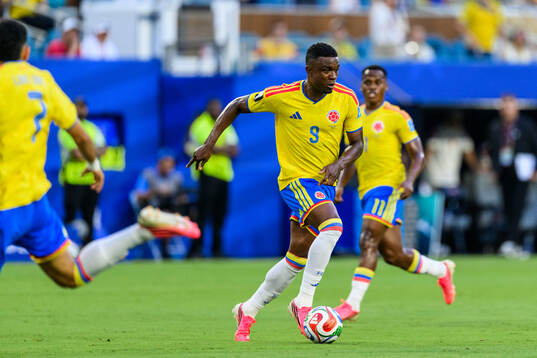 Jhon Cordoba of Colombia