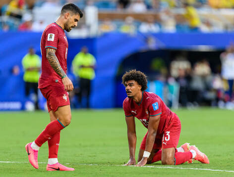 Ruben Neves and Renato Veiga of Portugal