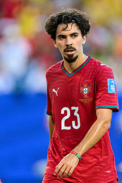 Vitinha of Portugal looks dejected