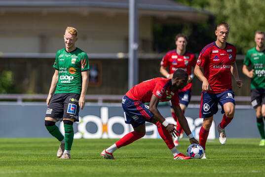 Varbergs Wilhelm Ärlig och Östers Musa Jatta