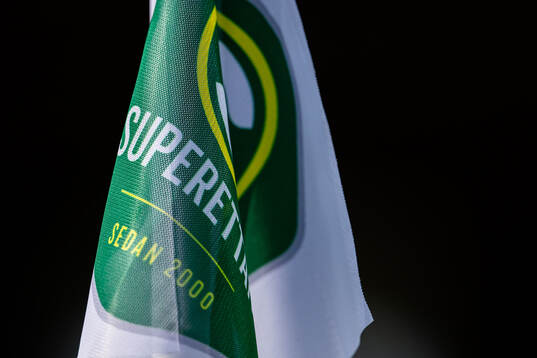 Hörnflagga med superettan