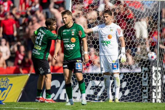 Varbergs målvakt Oscar Ekman