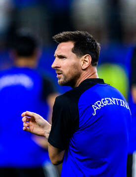 Lionel Messi of Argentina