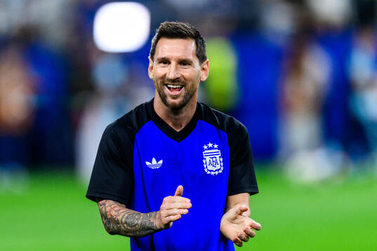 Lionel Messi of Argentina