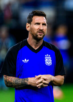 Lionel Messi of Argentina