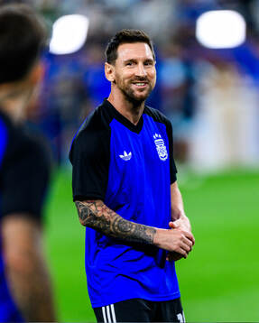 Lionel Messi of Argentina