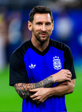 Lionel Messi of Argentina
