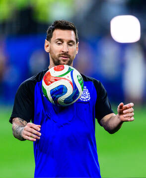 Lionel Messi of Argentina