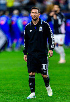 Lionel Messi of Argentina