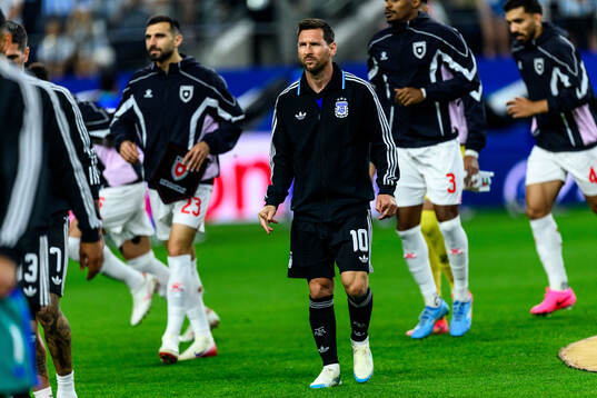 Lionel Messi of Argentina