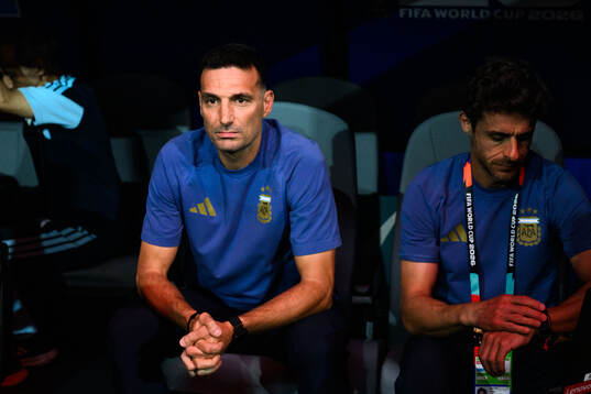 Head coach Lionel Sebastián Scaloni of Argentina