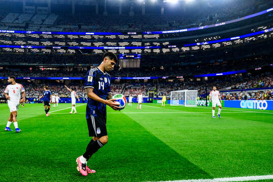 Exequiel Palacios of Argentina