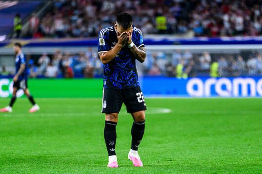 Lautaro Martinez of Argentina looks dejected