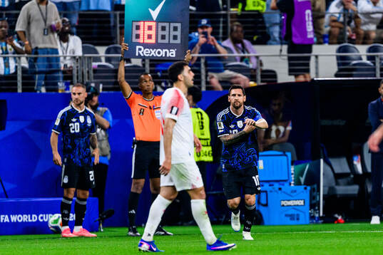 Lionel Messi of Argentina