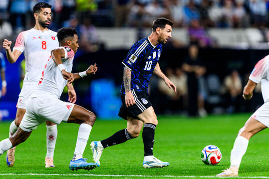 Lionel Messi of Argentina